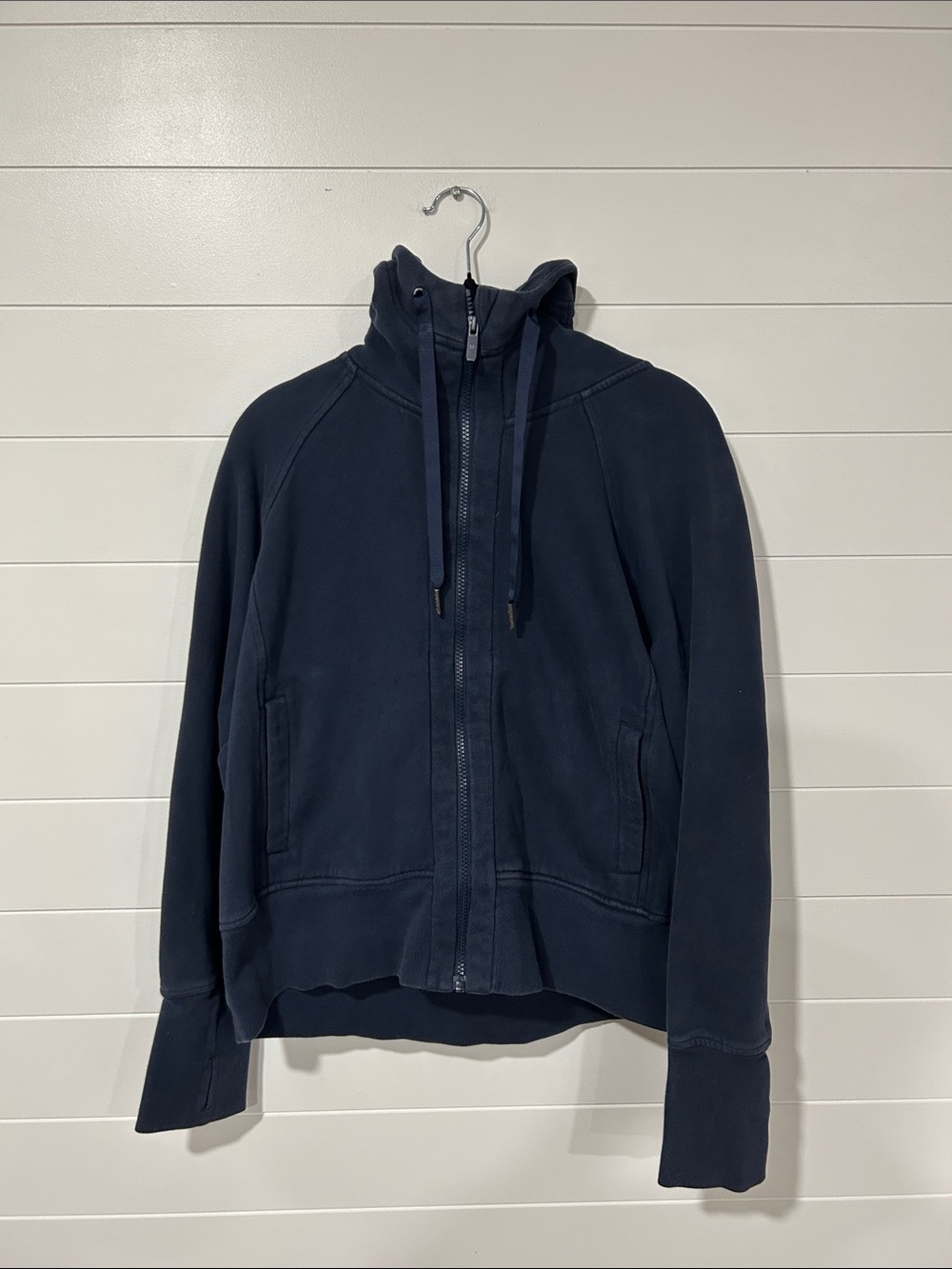 Lululemon athletica Navy Full-Zip Scuba Hoodie